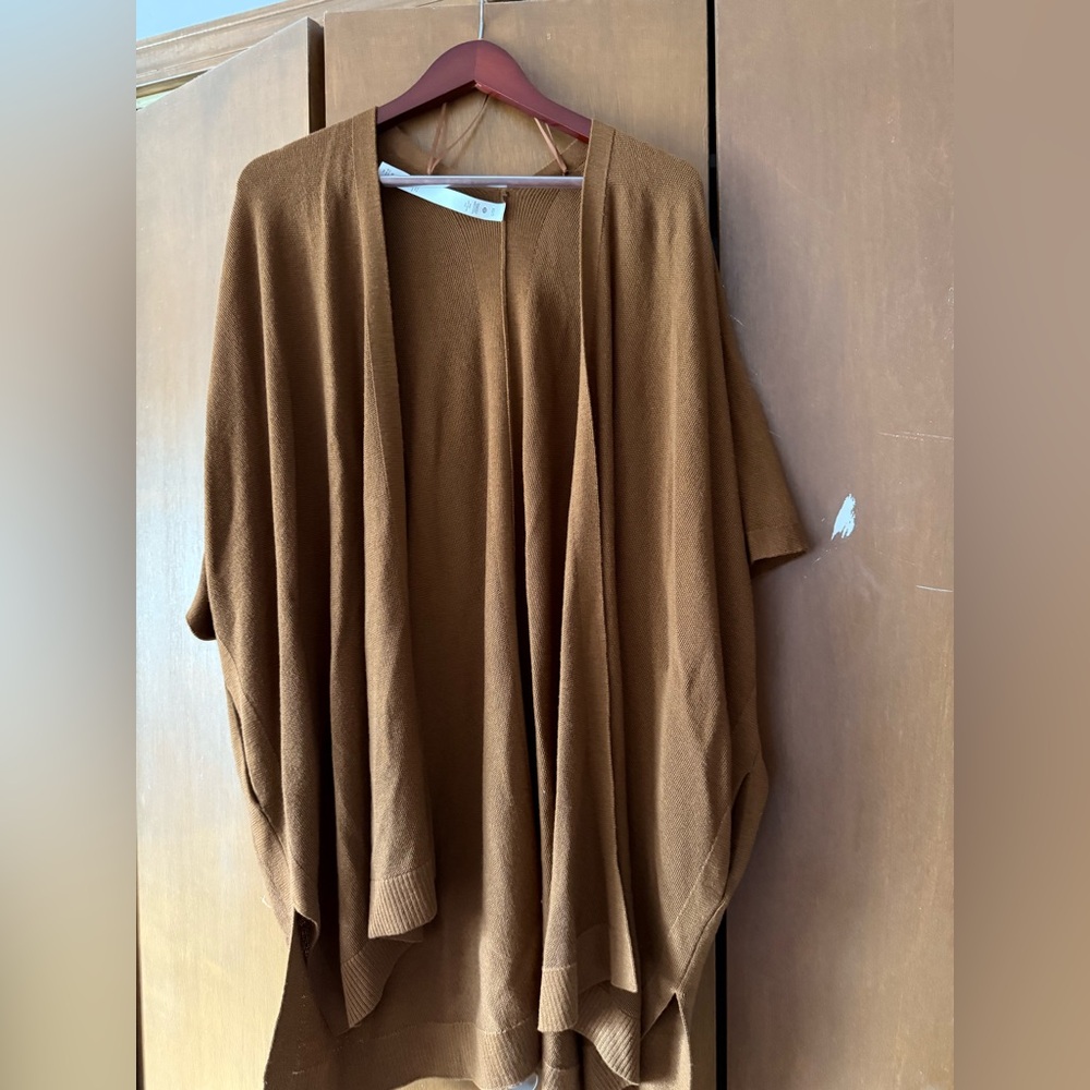 Lululemon Athletica Brown Shrug Sweater with Dolman Sleeves